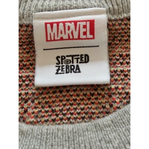 Boys Size 8 Shirt Bundle – Marvel Avengers Sweater + Neon Baseball Tee - Picture 6 of 8